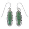 Southwestern Silver Jewelry Turquoise Hook Dangle Earrings AX48819