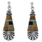 Multicolor Jewelry Southwest Post Dangle Earrings AX49085
