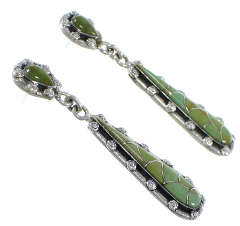 Southwest Turquoise and Sterling Silver Jewelry Earrings CX46574
