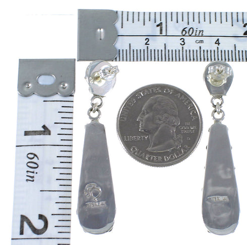 Southwest Turquoise and Sterling Silver Jewelry Earrings CX46574