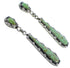Turquoise Jewelry Silver Southwestern Post Dangle Earrings CX46578