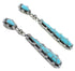 Genuine Sterling Silver And Turquoise Earrings CX46580