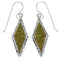 Turquoise Southwest Jewelry Silver Hook Dangle Earrings CX46588