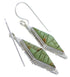 Turquoise Southwest Sterling Silver Earrings CX46590