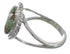 Turquoise Sterling Silver Heart Ring Size 6-1/4 EX42129