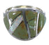 Sterling Silver Turquoise And Opal Ring Size 6-1/2 EX44730