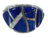 Southwestern Lapis And Opal Inlay Silver Ring Size 6 EX44779