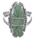 Southwestern Opal And Turquoise Inlay Silver Ring Size 6 AX52661