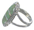 Opal And Turquoise Southwest Silver Ring Size 7-1/4 AX52677