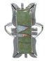Southwestern Turquoise And Opal Silver Ring Size 6-1/2 AX53651
