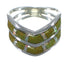Sterling Silver Southwestern Turquoise And Opal Ring Size 4-3/4 AX53952
