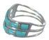 Opal Turquoise And Sterling Silver Jewelry Ring Size 8-1/4 AX53969