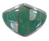 Turquoise And Opal Sterling Silver Ring Size 7-1/2 AX52296
