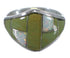 Opal And Turquoise Authentic Sterling Silver Jewelry Ring Size 6-1/2 AX52309