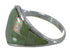 Southwest Silver Opal And Turquoise Ring Size 7-3/4 AX52384