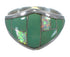 Silver Turquoise And Opal Southwest Ring Size 6-1/2 AX52402
