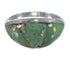 Turquoise And Opal Silver Jewelry Ring Size 6-3/4 AX52029