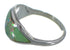 Turquoise And Opal Silver Jewelry Ring Size 6-3/4 AX52029