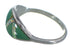 Turquoise And Opal Jewelry Sterling Silver Ring Size 5-1/4 AX52041