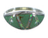 Southwestern Silver Opal And Turquoise Ring Size 6-1/4 AX52091
