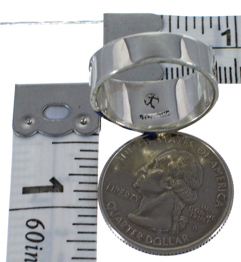 Lapis And Opal Water Wave Sterling Silver Ring Size 8-1/4 EX56594