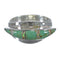 Turquoise And Opal Sterling Silver Ring Size 6-3/4 EX44516