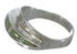 Southwest Turquoise And Opal Silver Ring Size 5-3/4 EX44528