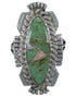 Southwest Turquoise And Opal Silver Ring Size 6-1/2 TX45595