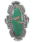 Turquoise And Opal Silver Ring Size 6-1/4 TX45601