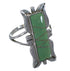 Southwest Turquoise Silver Ring Size 7-3/4 EX44254