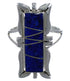 Southwest Sterling Silver Lapis Ring Size 6-1/4 EX44294