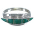 Southwestern Turquoise Silver Ring Size 8-1/4 YX89626