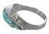 Turquoise Southwest Sterling Silver Ring Size 6-3/4 EX44907