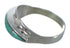 Genuine Sterling Silver And Turquoise Ring Size 7-1/4 EX44922