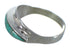 Turquoise Inlay And Silver Southwest Ring Size 6-3/4 EX44925