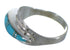 Genuine Sterling Silver And Turquoise Ring Size 7-1/4 EX44928