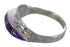 Magenta Turquoise Inlay Southwest Ring Size 6-1/4 EX45013
