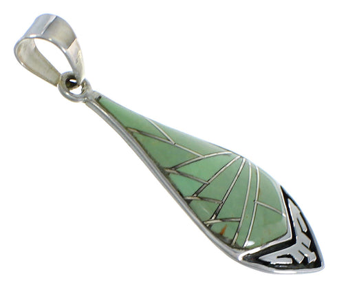 Turquoise Jewelry Sterling Silver Southwest Pendant CX46664