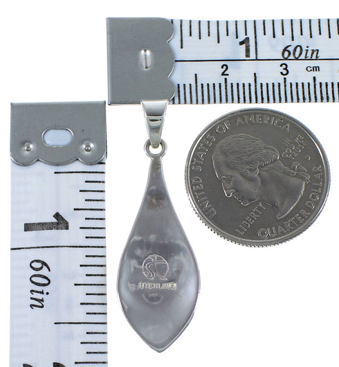 Southwest Lapis Sterling Silver Jewelry Pendant CX46670