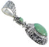 Turquoise Southwestern Sterling Silver Pendant CX46765