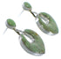 Sterling Silver Turquoise Post Dangle Earrings CX45080