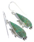 Turquoise Hook Dangle Earrings Sterling Silver CX45515