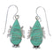 Silver Turquoise Hook Dangle Earring CX45518