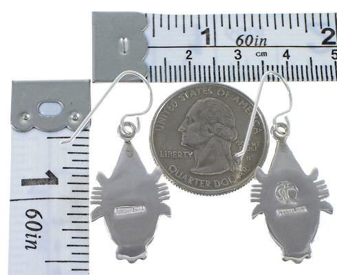 Turquoise Southwest Genuine Sterling Silver Earrings CX45531