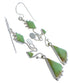 Sterling Silver Southwest Turquoise Hook Earrings CX46920
