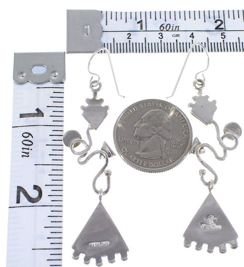 Southwest Sterling Silver Jewelry Turquoise Earrings CX46932