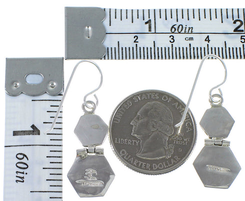 Turquoise and Silver Southwestern Earrings CX46947