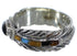 Southwestern Jewelry Silver Feather Multicolor Ring Size 5-1/4 PX43836