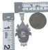 Southwestern Turquoise Inlay Silver Pendant EX44408