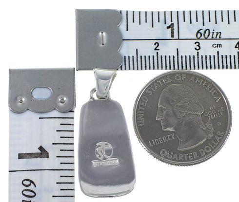 Turquoise Southwest Sterling Silver Pendant EX44451